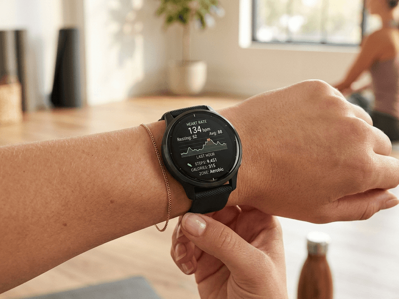 Wellness tracking interface on a smartwatch